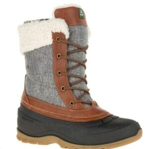 Kamik Gray and Brown Winter Boots
